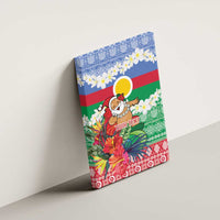 Personalised Shefa Joyeux Noel Canvas Wall Art Proud To Be a Ni-Van Sand Drawing Art - Polynesian Pride