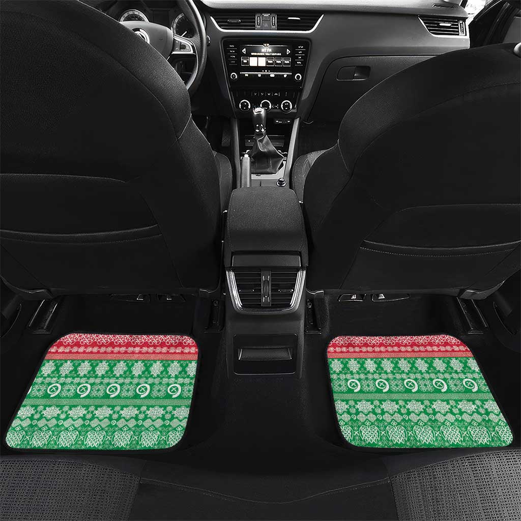 Personalised Shefa Joyeux Noel Car Mats Proud To Be a Ni-Van Sand Drawing Art - Polynesian Pride