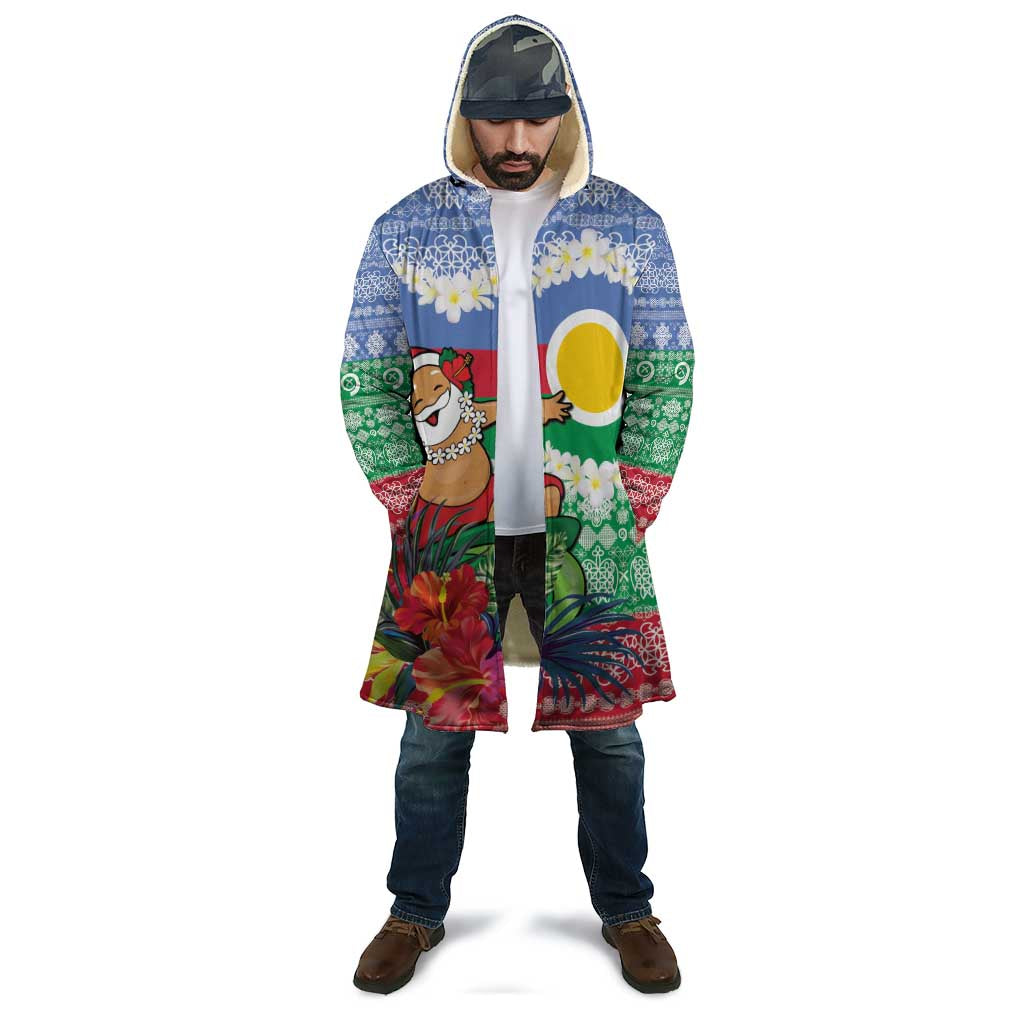 Personalised Shefa Joyeux Noel Cloak Proud To Be a Ni-Van Sand Drawing Art - Polynesian Pride