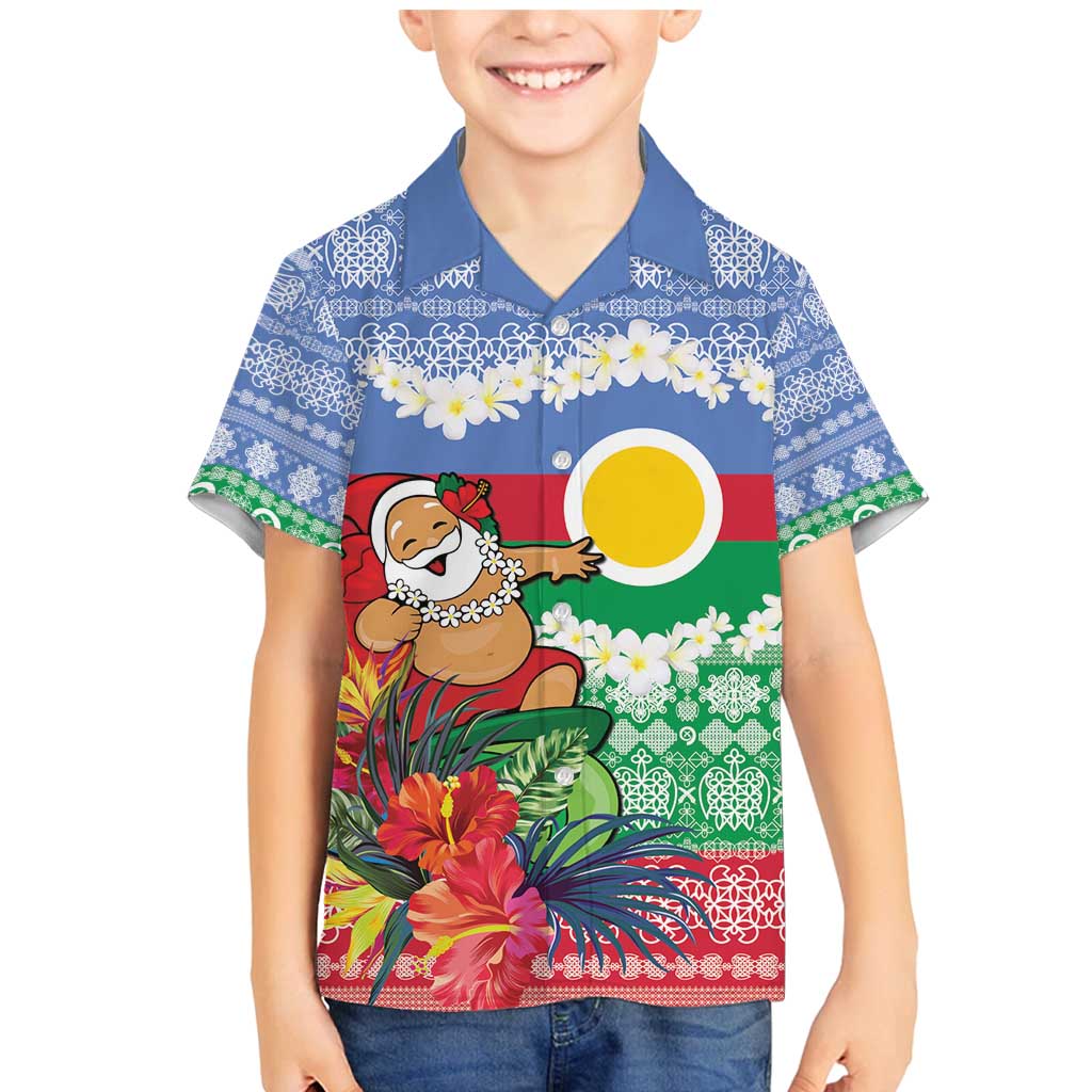 Personalised Shefa Joyeux Noel Family Matching Mermaid Dress and Hawaiian Shirt Proud To Be a Ni-Van Sand Drawing Art - Polynesian Pride