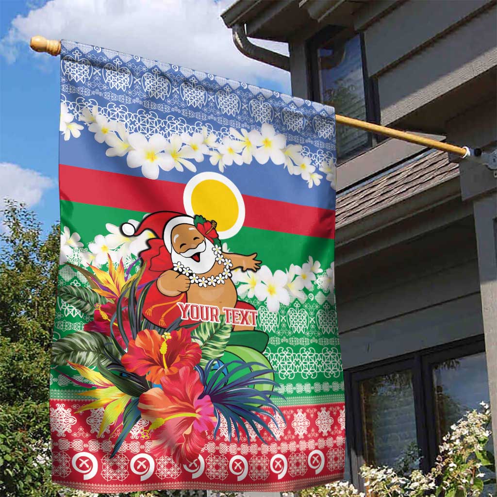 Personalised Shefa Joyeux Noel Garden Flag Proud To Be a Ni-Van Sand Drawing Art - Polynesian Pride