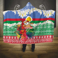 Personalised Shefa Joyeux Noel Hooded Blanket Proud To Be a Ni-Van Sand Drawing Art LT9 - Polynesian Pride