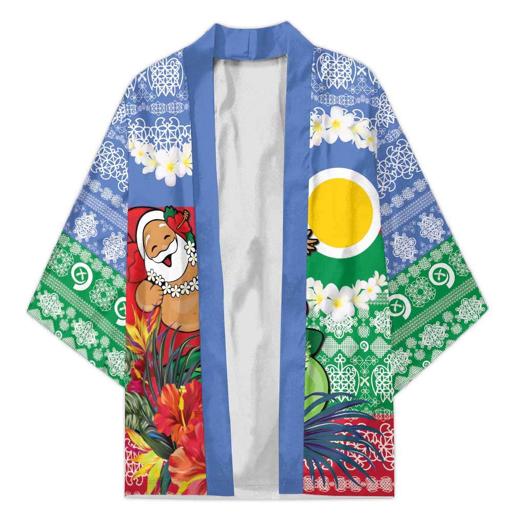 Personalised Shefa Joyeux Noel Kimono Proud To Be a Ni-Van Sand Drawing Art - Polynesian Pride
