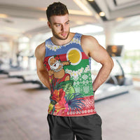 Personalised Shefa Joyeux Noel Men Tank Top Proud To Be a Ni-Van Sand Drawing Art - Polynesian Pride