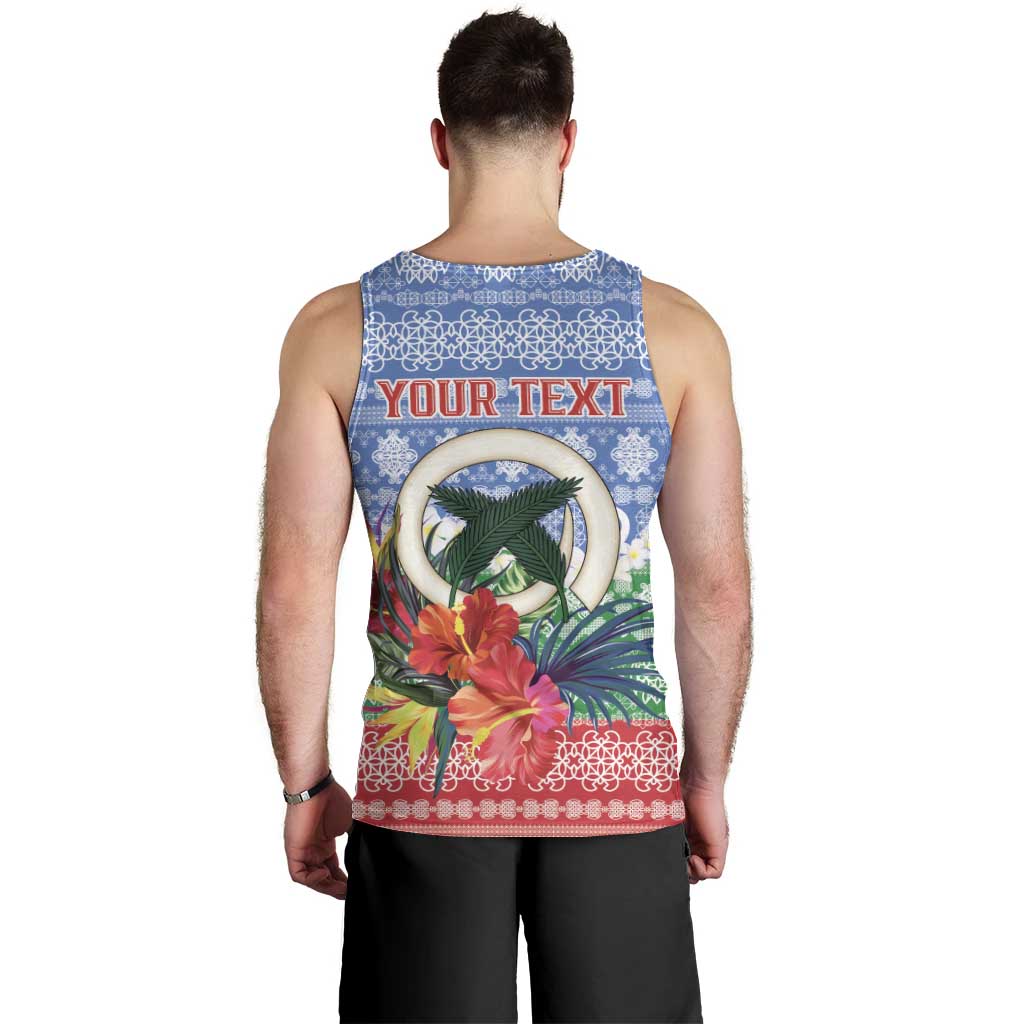 Personalised Shefa Joyeux Noel Men Tank Top Proud To Be a Ni-Van Sand Drawing Art - Polynesian Pride