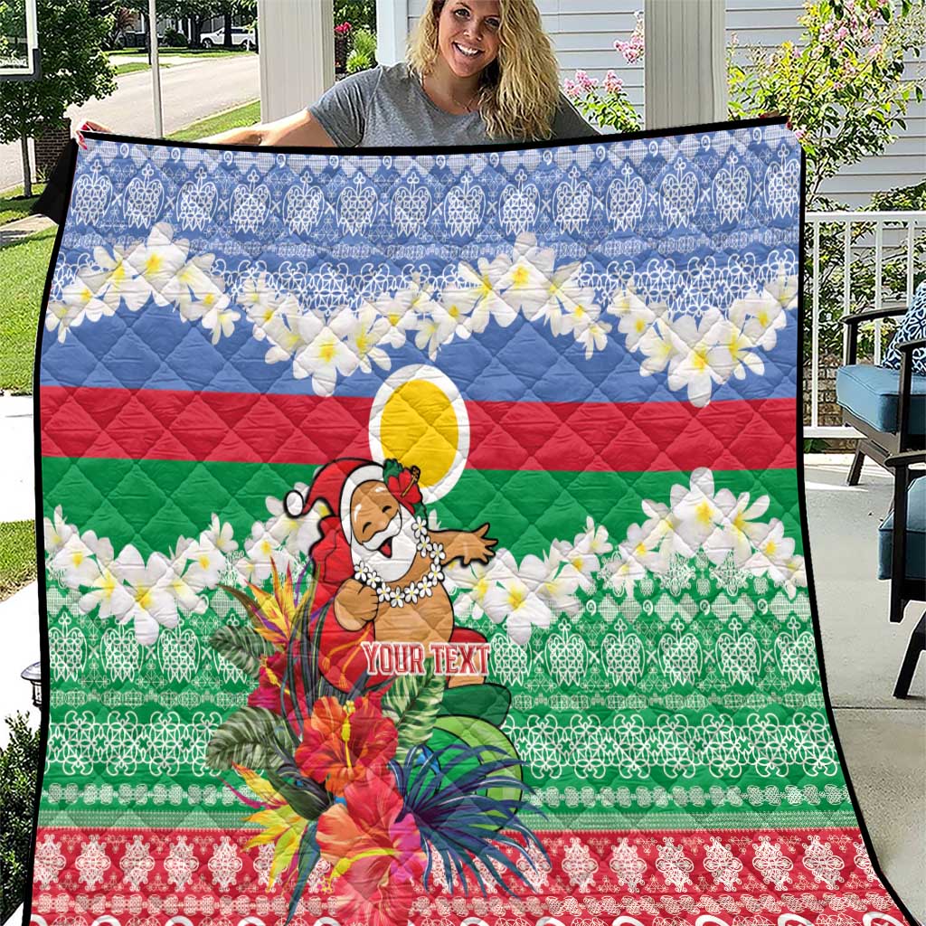 Personalised Shefa Joyeux Noel Quilt Proud To Be a Ni-Van Sand Drawing Art - Polynesian Pride