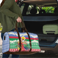 Personalised Shefa Joyeux Noel Travel Bag Proud To Be a Ni-Van Sand Drawing Art - Polynesian Pride