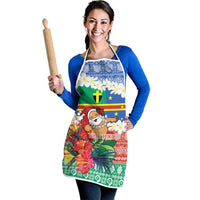 Personalised Tafea Joyeux Noel Apron Proud To Be a Ni-Van Sand Drawing Art - Polynesian Pride
