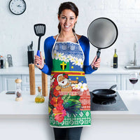 Personalised Tafea Joyeux Noel Apron Proud To Be a Ni-Van Sand Drawing Art - Polynesian Pride
