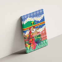 Personalised Tafea Joyeux Noel Canvas Wall Art Proud To Be a Ni-Van Sand Drawing Art - Polynesian Pride