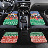 Personalised Tafea Joyeux Noel Car Mats Proud To Be a Ni-Van Sand Drawing Art - Polynesian Pride