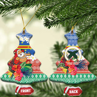 Personalised Tafea Joyeux Noel Ceramic Ornament Proud To Be a Ni-Van Sand Drawing Art - Polynesian Pride