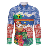 Personalised Tafea Joyeux Noel Family Matching Short Sleeve Bodycon Dress and Hawaiian Shirt Proud To Be a Ni-Van Sand Drawing Art - Polynesian Pride