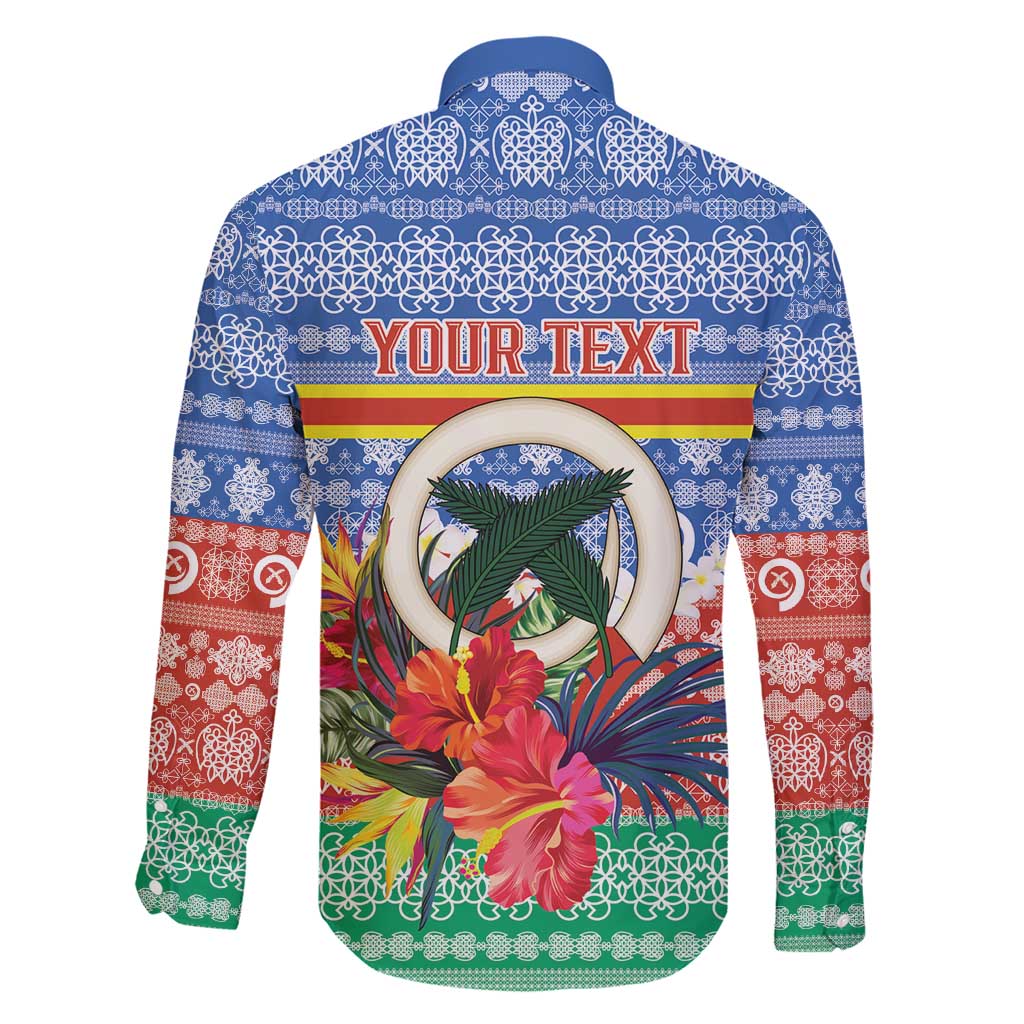 Personalised Tafea Joyeux Noel Family Matching Short Sleeve Bodycon Dress and Hawaiian Shirt Proud To Be a Ni-Van Sand Drawing Art - Polynesian Pride