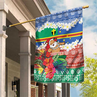 Personalised Tafea Joyeux Noel Garden Flag Proud To Be a Ni-Van Sand Drawing Art - Polynesian Pride