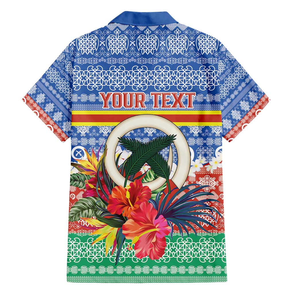 Personalised Tafea Joyeux Noel Hawaiian Shirt Proud To Be a Ni-Van Sand Drawing Art - Polynesian Pride