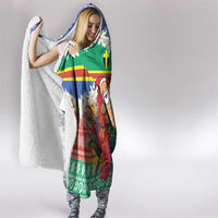 Personalised Tafea Joyeux Noel Hooded Blanket Proud To Be a Ni-Van Sand Drawing Art LT9 - Polynesian Pride