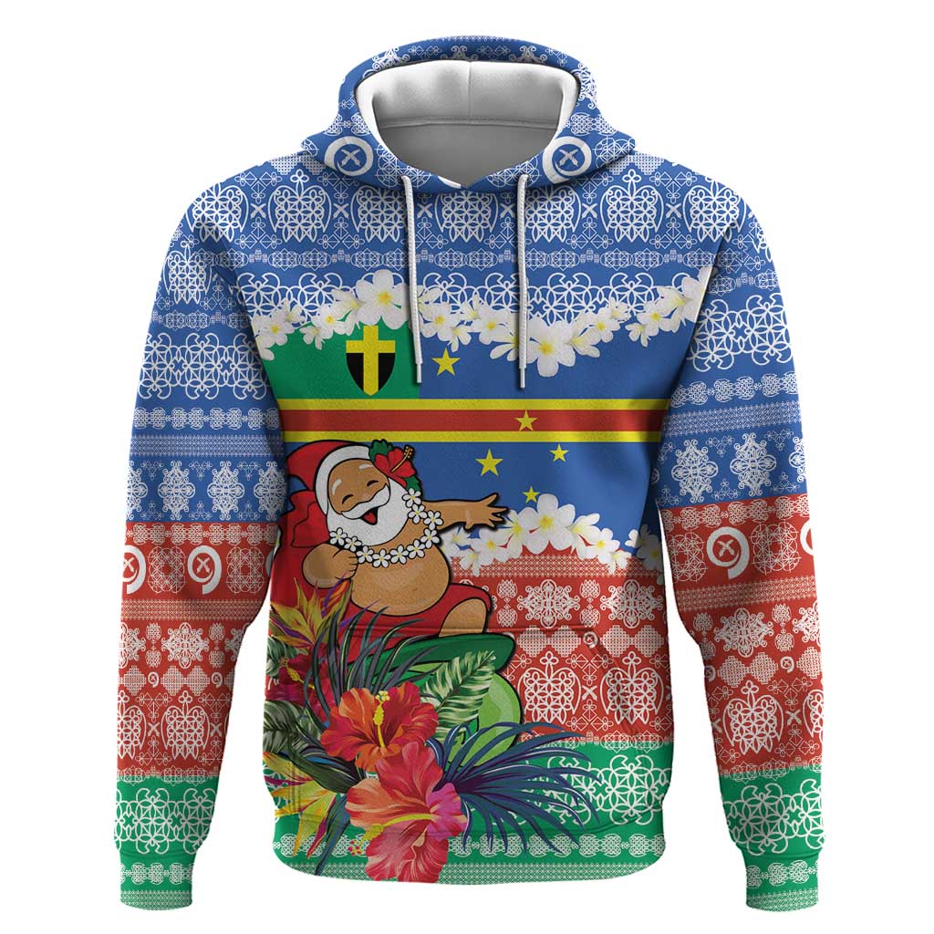 Personalised Tafea Joyeux Noel Hoodie Proud To Be a Ni-Van Sand Drawing Art - Polynesian Pride