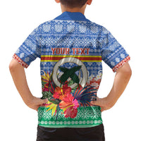 Personalised Tafea Joyeux Noel Kid Hawaiian Shirt Proud To Be a Ni-Van Sand Drawing Art LT9 - Polynesian Pride
