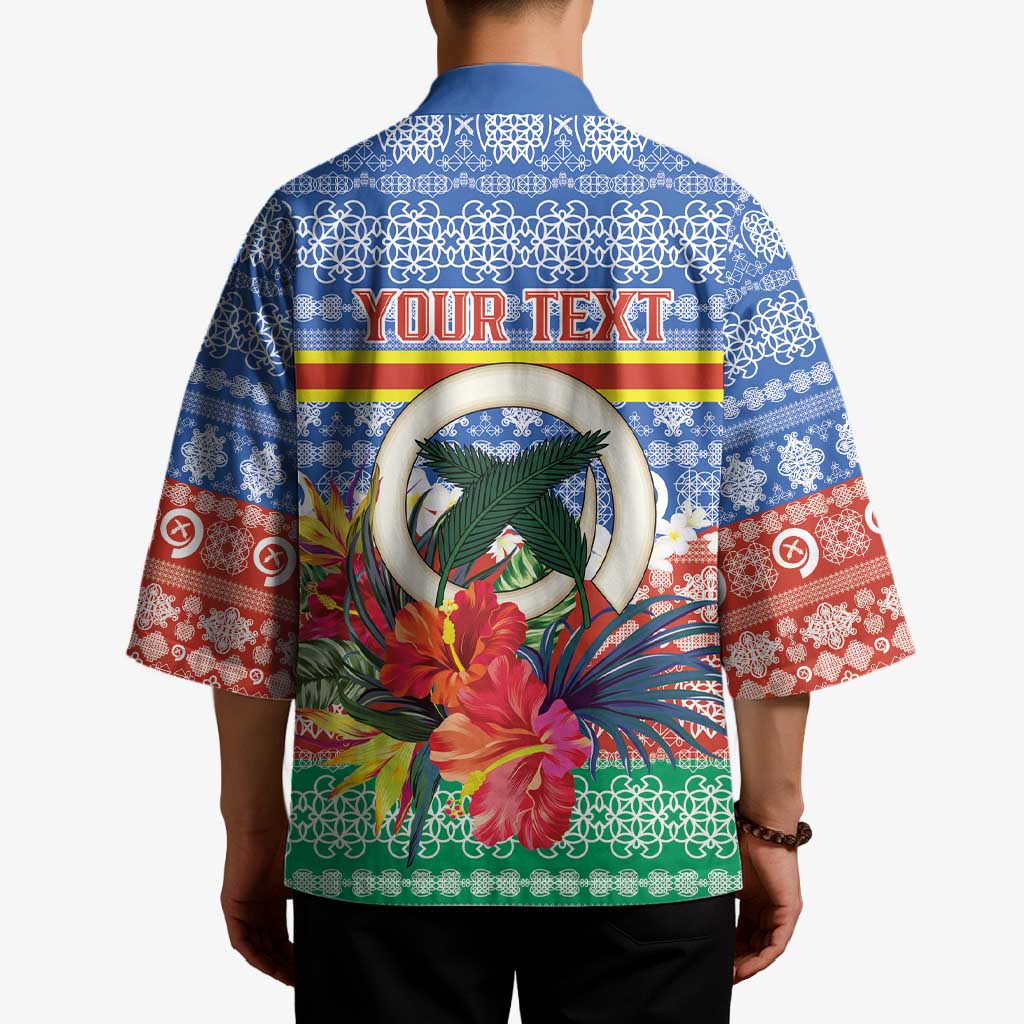 Personalised Tafea Joyeux Noel Kimono Proud To Be a Ni-Van Sand Drawing Art - Polynesian Pride