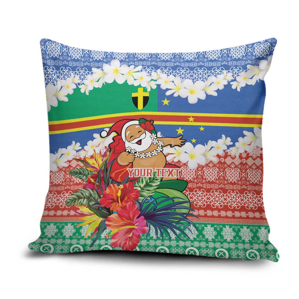 Personalised Tafea Joyeux Noel Pillow Cover Proud To Be a Ni-Van Sand Drawing Art - Polynesian Pride