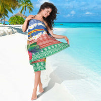 Personalised Tafea Joyeux Noel Sarong Proud To Be a Ni-Van Sand Drawing Art - Polynesian Pride