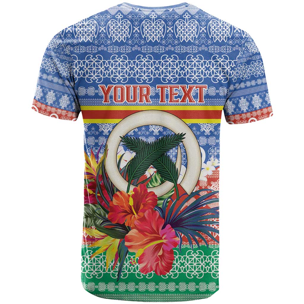 Personalised Tafea Joyeux Noel T Shirt Proud To Be a Ni-Van Sand Drawing Art - Polynesian Pride