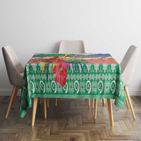 Personalised Tafea Joyeux Noel Tablecloth Proud To Be a Ni-Van Sand Drawing Art - Polynesian Pride