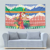 Personalised Tafea Joyeux Noel Tapestry Proud To Be a Ni-Van Sand Drawing Art LT9 - Polynesian Pride