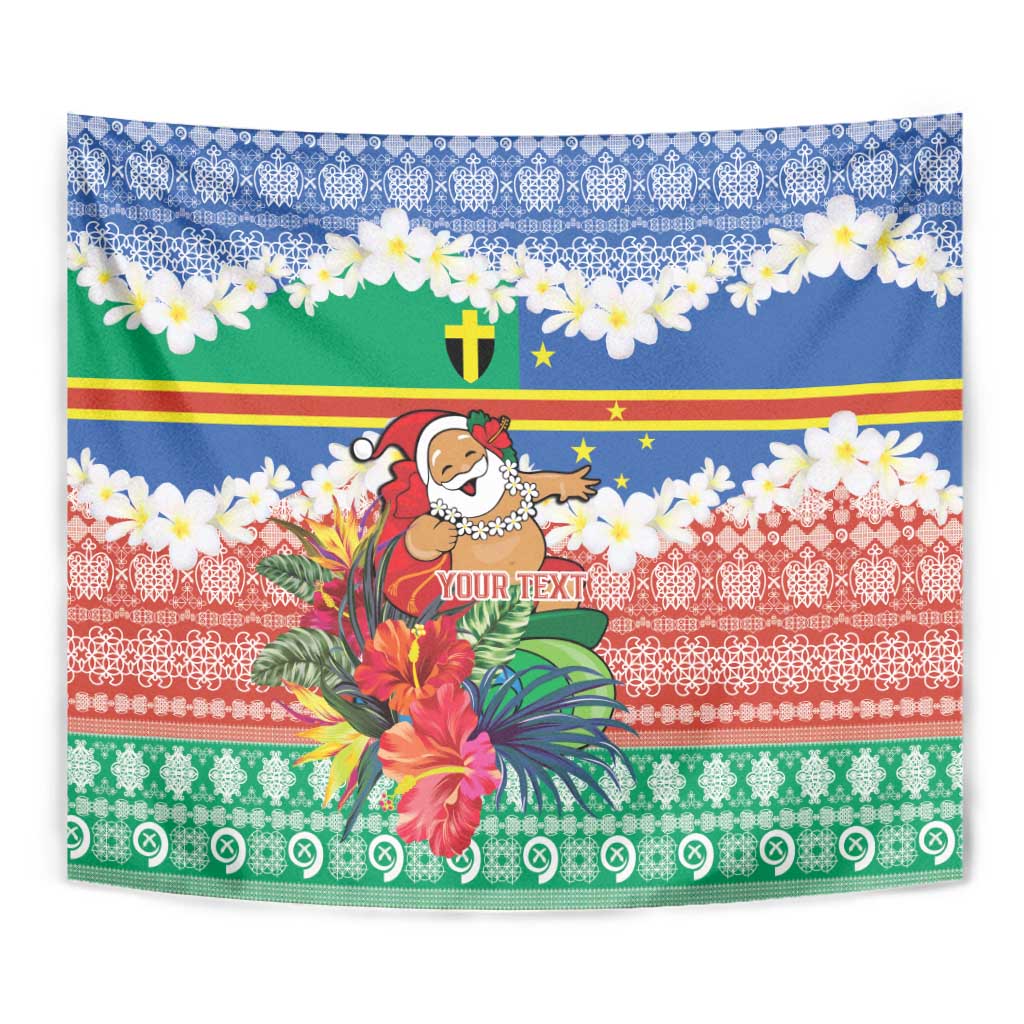 Personalised Tafea Joyeux Noel Tapestry Proud To Be a Ni-Van Sand Drawing Art LT9 - Polynesian Pride