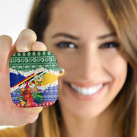 Personalised Torba Joyeux Noel AirPods Case Proud To Be a Ni-Van Sand Drawing Art - Polynesian Pride