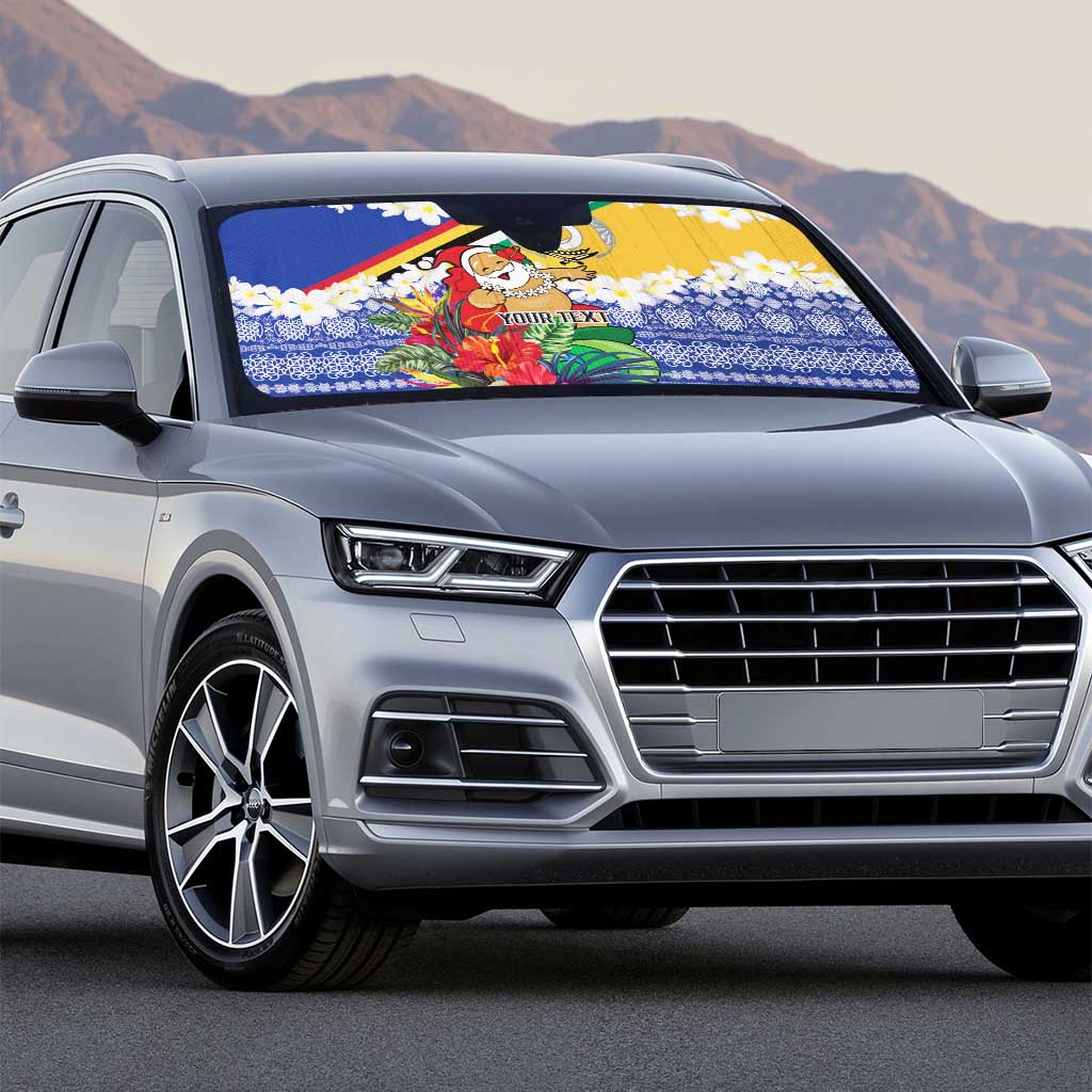Personalised Torba Joyeux Noel Auto Sun Shade Proud To Be a Ni-Van Sand Drawing Art LT9 - Polynesian Pride