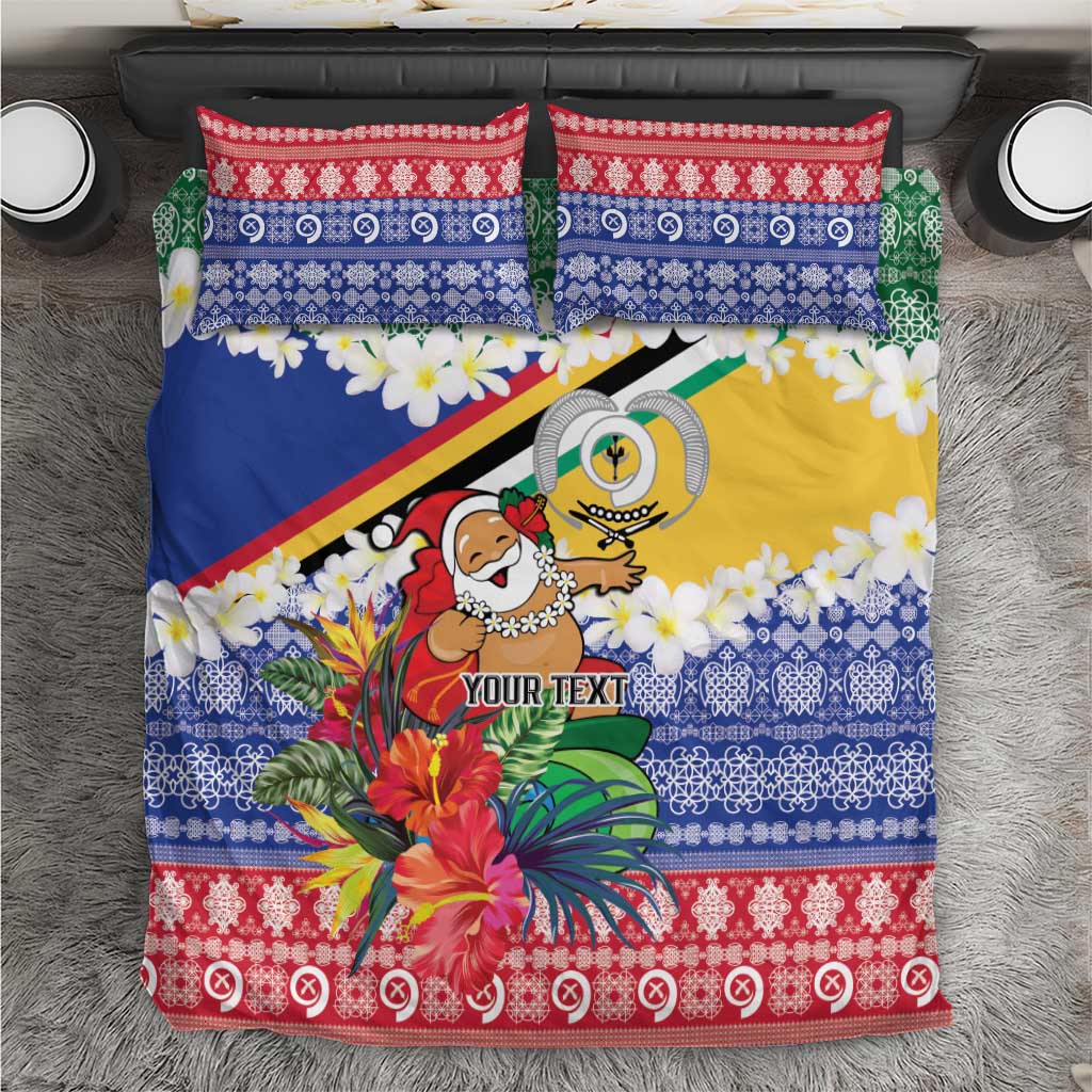 Personalised Torba Joyeux Noel Bedding Set Proud To Be a Ni-Van Sand Drawing Art - Polynesian Pride