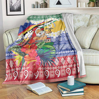 Personalised Torba Joyeux Noel Blanket Proud To Be a Ni-Van Sand Drawing Art - Polynesian Pride