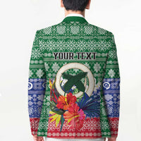 Personalised Torba Joyeux Noel Blazer Proud To Be a Ni-Van Sand Drawing Art - Polynesian Pride