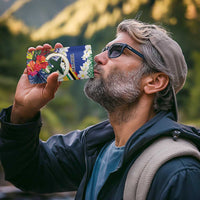 Personalised Torba Joyeux Noel 4 in 1 Can Cooler Tumbler Proud To Be a Ni-Van Sand Drawing Art - Polynesian Pride