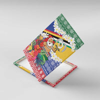 Personalised Torba Joyeux Noel Canvas Wall Art Proud To Be a Ni-Van Sand Drawing Art - Polynesian Pride