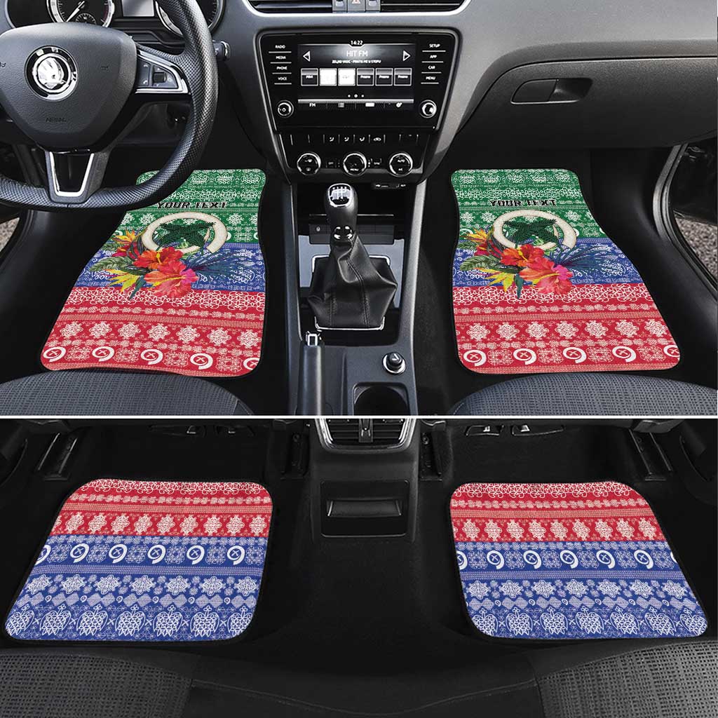 Personalised Torba Joyeux Noel Car Mats Proud To Be a Ni-Van Sand Drawing Art - Polynesian Pride