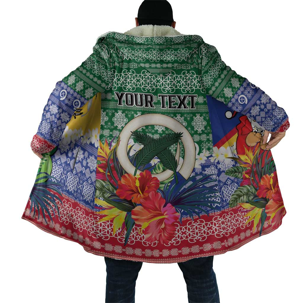Personalised Torba Joyeux Noel Cloak Proud To Be a Ni-Van Sand Drawing Art - Polynesian Pride