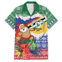 Personalised Torba Joyeux Noel Family Matching Puletasi and Hawaiian Shirt Proud To Be a Ni-Van Sand Drawing Art - Polynesian Pride