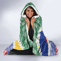 Personalised Torba Joyeux Noel Hooded Blanket Proud To Be a Ni-Van Sand Drawing Art LT9 - Polynesian Pride