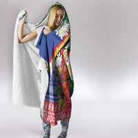 Personalised Torba Joyeux Noel Hooded Blanket Proud To Be a Ni-Van Sand Drawing Art LT9 - Polynesian Pride