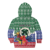 Personalised Torba Joyeux Noel Kid Hoodie Proud To Be a Ni-Van Sand Drawing Art LT9 - Polynesian Pride