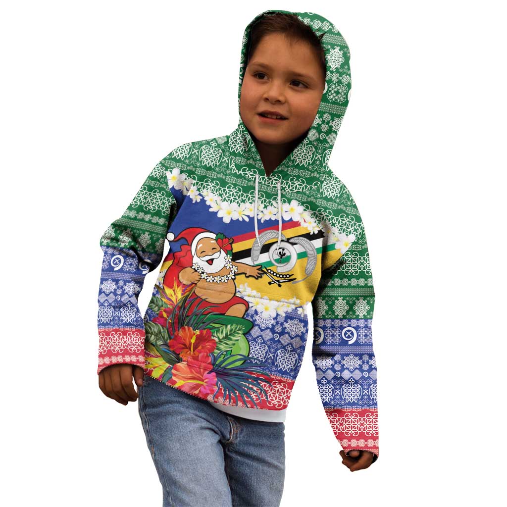 Personalised Torba Joyeux Noel Kid Hoodie Proud To Be a Ni-Van Sand Drawing Art LT9 - Polynesian Pride