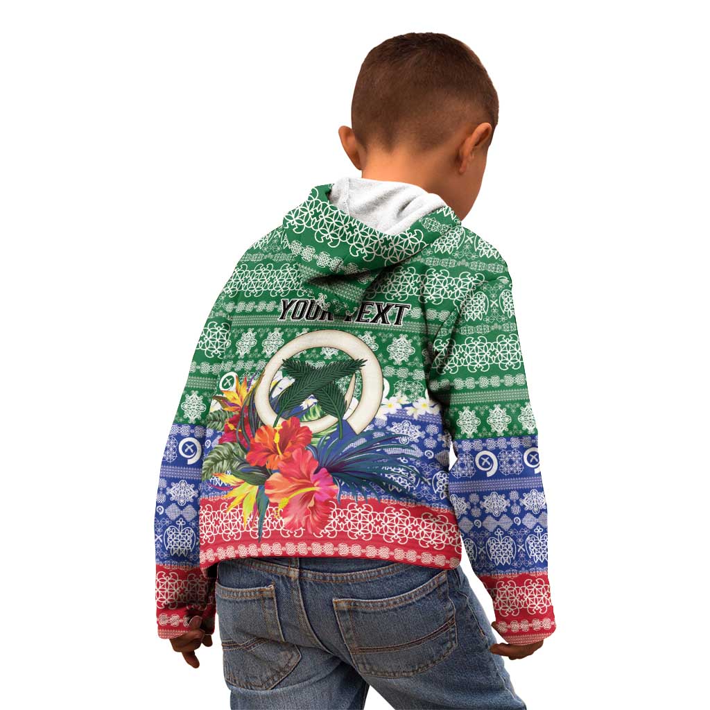Personalised Torba Joyeux Noel Kid Hoodie Proud To Be a Ni-Van Sand Drawing Art LT9 - Polynesian Pride