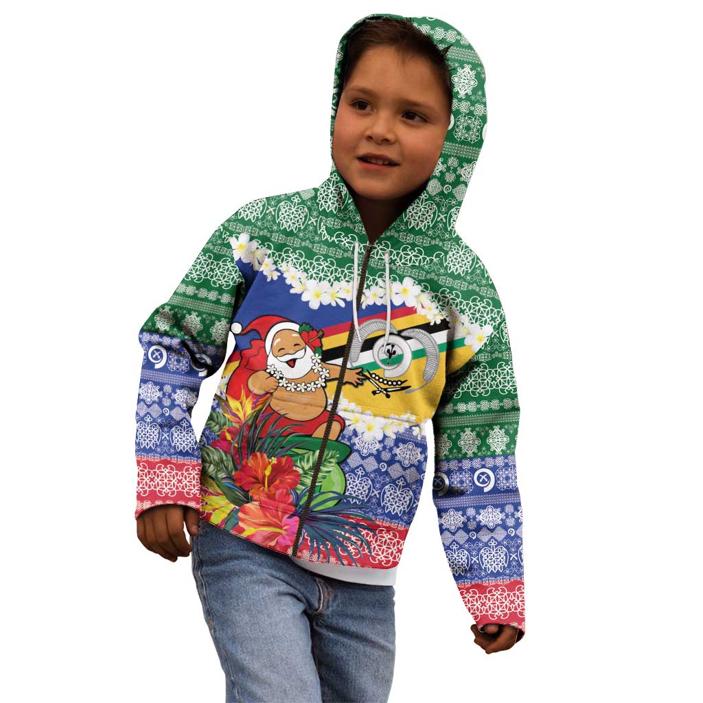 Personalised Torba Joyeux Noel Kid Hoodie Proud To Be a Ni-Van Sand Drawing Art LT9 - Polynesian Pride