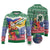 Personalised Torba Joyeux Noel Ugly Christmas Sweater Proud To Be a Ni-Van Sand Drawing Art - Polynesian Pride