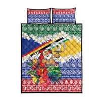 Personalised Torba Joyeux Noel Quilt Bed Set Proud To Be a Ni-Van Sand Drawing Art - Polynesian Pride