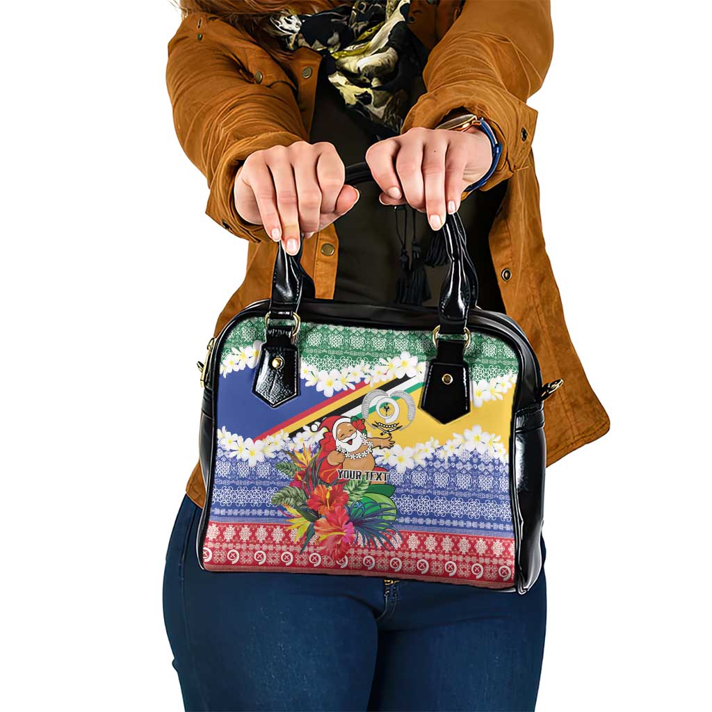 Personalised Torba Joyeux Noel Shoulder Handbag Proud To Be a Ni-Van Sand Drawing Art - Polynesian Pride