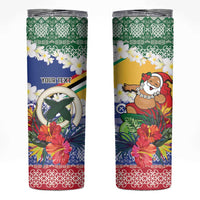 Personalised Torba Joyeux Noel Skinny Tumbler Proud To Be a Ni-Van Sand Drawing Art - Polynesian Pride